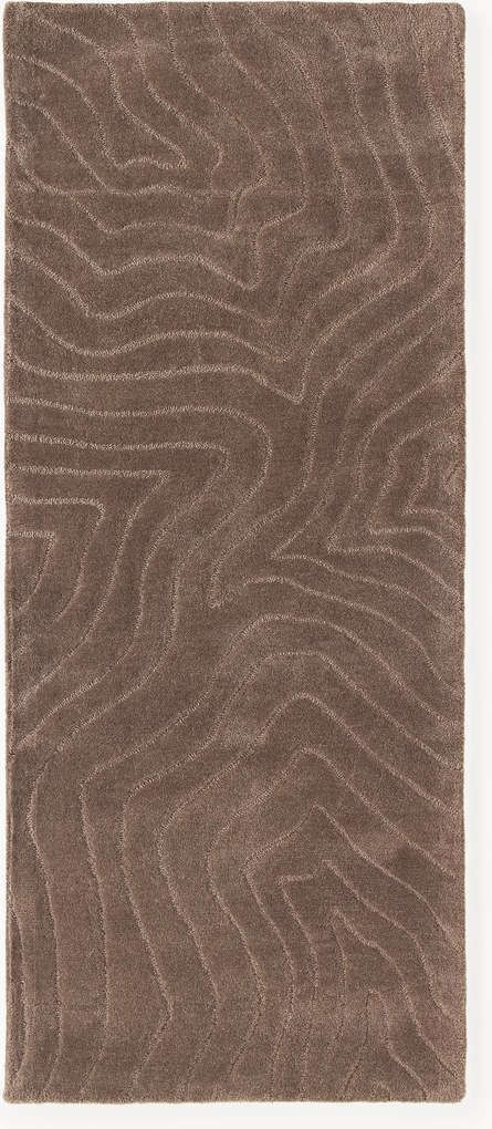 Handgetufte wollen loper Aaron