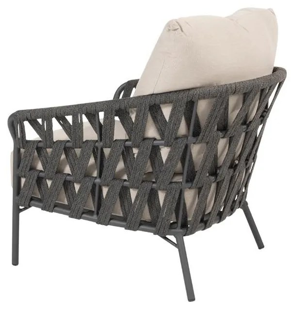 Taste by 4 Seasons Albareto loungestoel SALE Loungestoel beige weerbestendig
