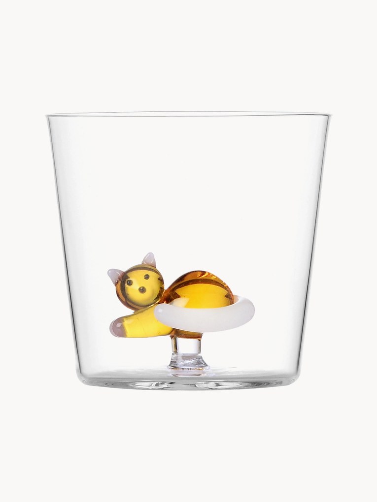 Handgemaakt glas Tabby Cat van borosilicaatglas
