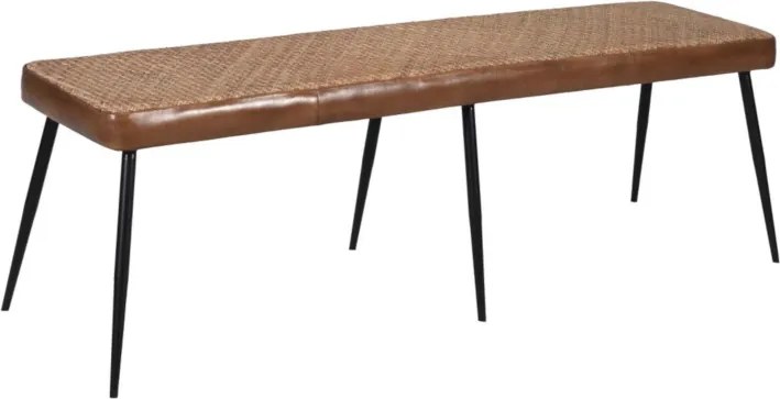 Eetkamerbank - Denver - leer cognac - 160 cm breed