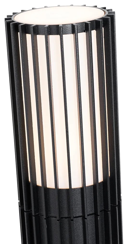 Smart buiten paaltje zwart 80 cm IP44 incl. GU10 50mm- Boris Modern GU10 IP44 Buitenverlichting