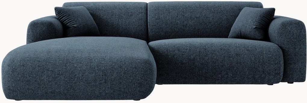 Chenille hoekbank Nolio (3-zits)