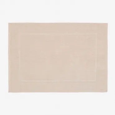 Rechthoekig Badmat 50x80 Cm Van Katoen Danel Lichtroze - Sklum