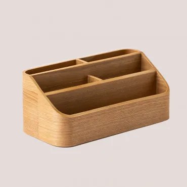Bray Houten Organizer Van Dennenhout Houtbruin - Sklum