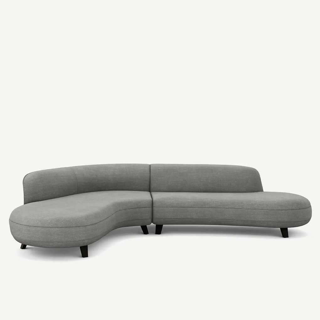 Rosebury katoenen en linnen hoekbank, ontwerp Emmanuel Gallina