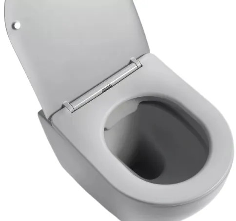 Lambini Design Kala hangend randloos toilet met softclose zitting grijs mat