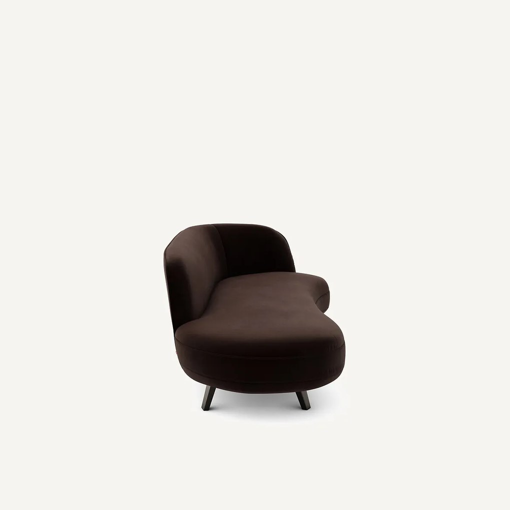 Slaapbank, fluweel, ROSEBURY, ontwerp Emmanuel Gallina