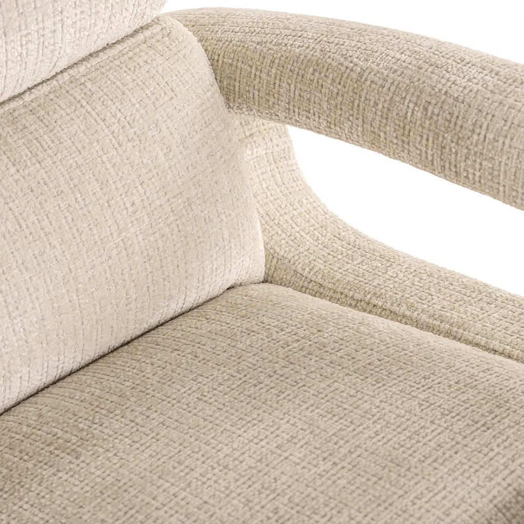 Richmond Interiors Denvi Relaxfauteuil Modern Beige Chenille