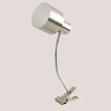 Lamp met clip Evie Grijs – zilver - Sklum