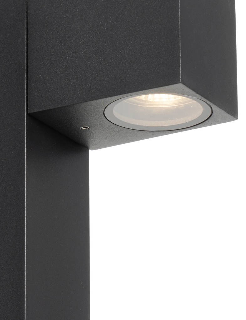 Set van 3 smart staande buitenlampen zwart 65cm IP44 - Baleno Modern GU10 IP44 Buitenverlichting