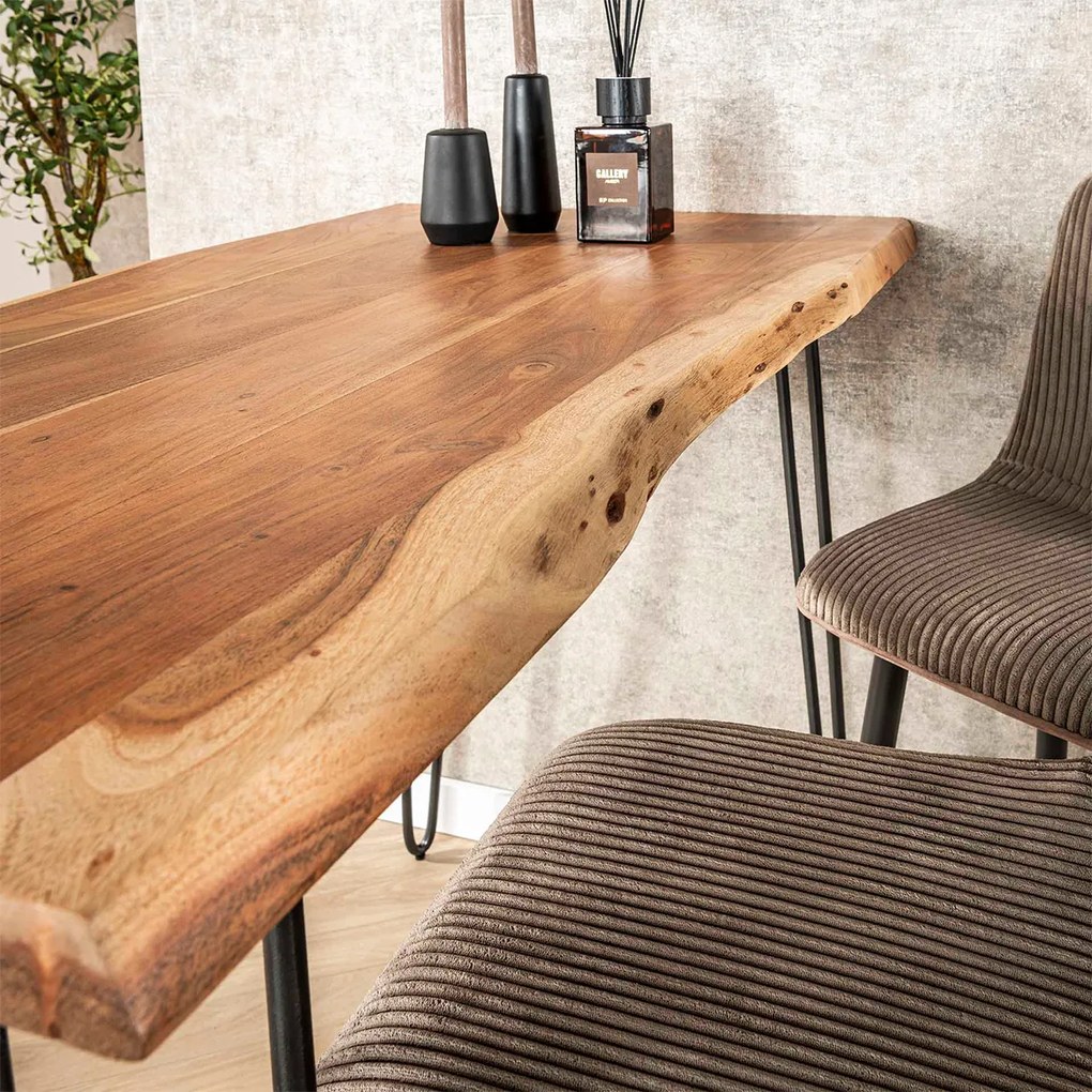 Boomstam Bartafel Acaciahout - 130 X 70cm.