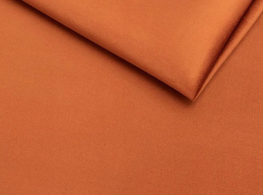 Stoel ARNO kaneelkleurig (oranje-bruin) (stof Bluvel 4215) - modern, gestoffeerd, voor woon-/eetkamer