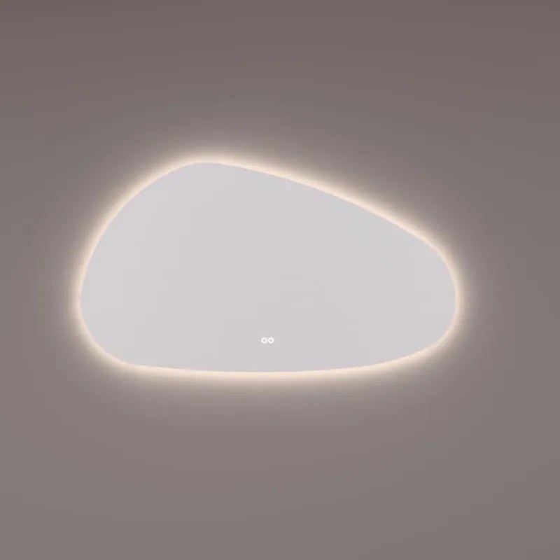 Hipp Design 13600 organische spiegel 180x100cm met backlight en spiegelverwarming