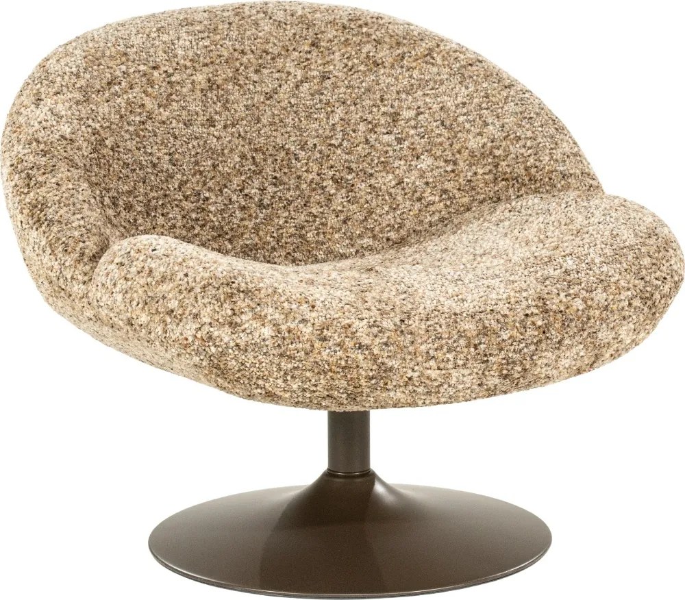 Fauteuil Met Brons Onderstel