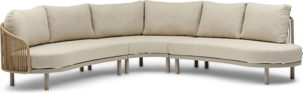 Loungeset tuin 5 personen Rope Zand/Beige  Coco Amici