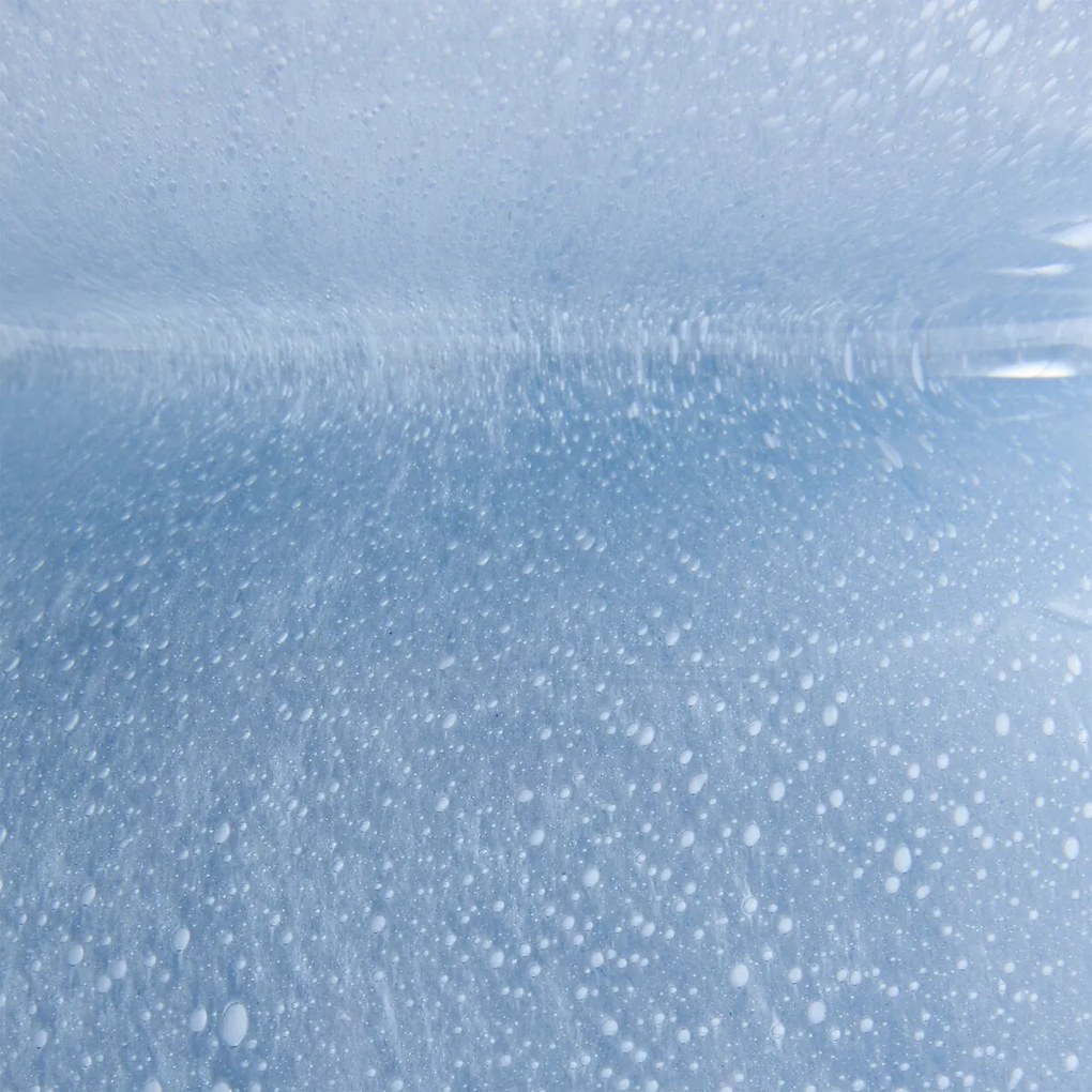 Mondgeblazen glazen vaas, hoogte 25,2 cm, FYSA