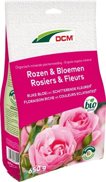 DCM Plantenvoeding Rozen &amp; Bloemen 0,65 KG - Voor het bemesten van rozen en bloeiende sierplanten