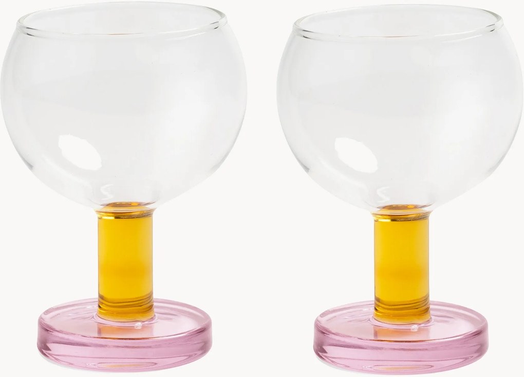 Handgemaakte wijnglazen Cantine, 2-delig
