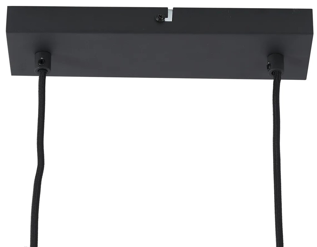 Moderne hanglamp zwart 6-lichts - Jeana Straight