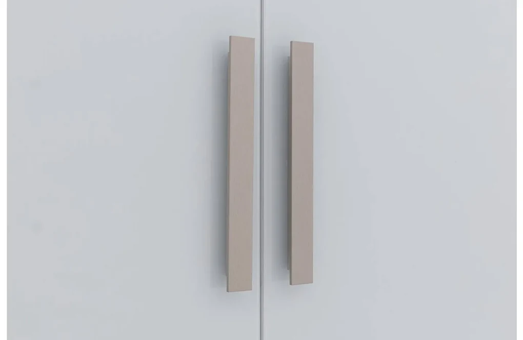 Goossens Kledingkast Easy Storage Ddk, Kledingkast 153 cm breed, 220 cm hoog, 3x glas draaideur