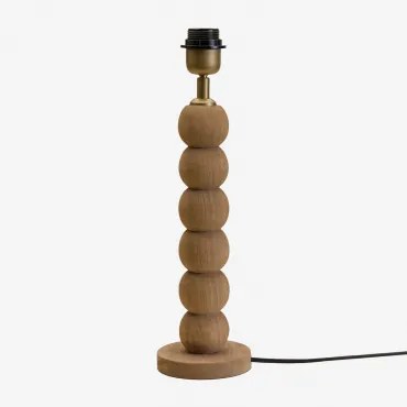 Voet Voor Tafellamp 30 Cm In Soler Mangohout Mangohout - Sklum