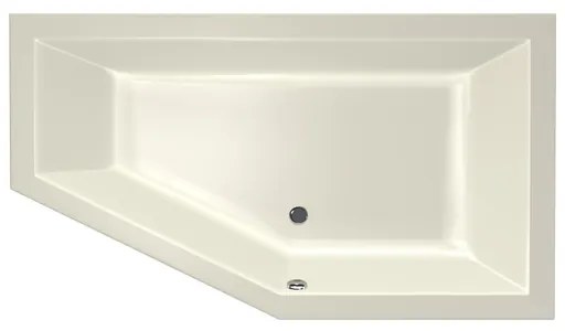 Xenz Society Hoekbad - 160x90x53 - afvoer Midden - Rechts - acryl - pergamon 6882-02