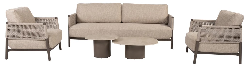 Sofie Savanne stoel bank loungeset 5 delig keramiek terre 4 Seasons Outdoor