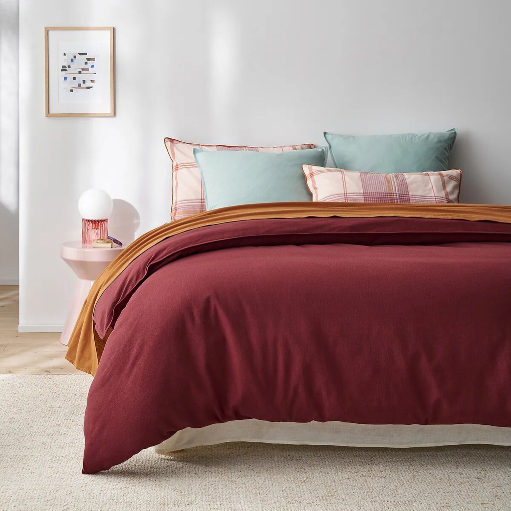 Dekbedovertrek, katoen flanel, Clara