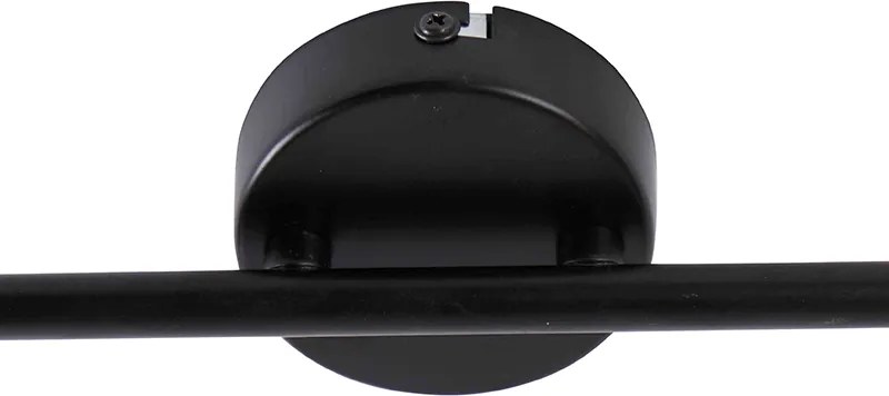 Moderne spot zwart 2-lichts verstelbaar - Facil