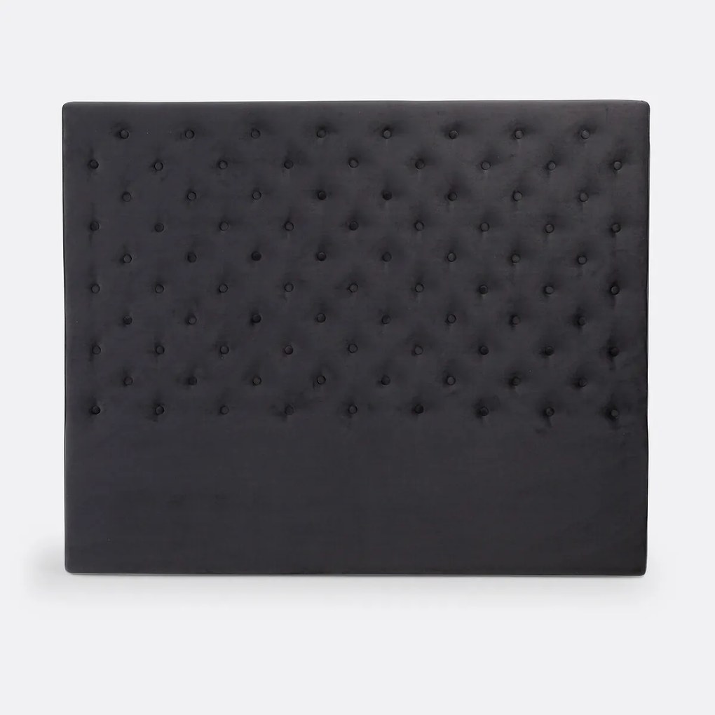 Gecapitonneerd hoofdbord in fluweel Jédéo