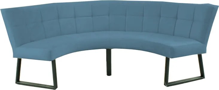 Eetkamerbank - Amsterdam - stof Element petrol 14 - geschikt voor tafel 150 cm