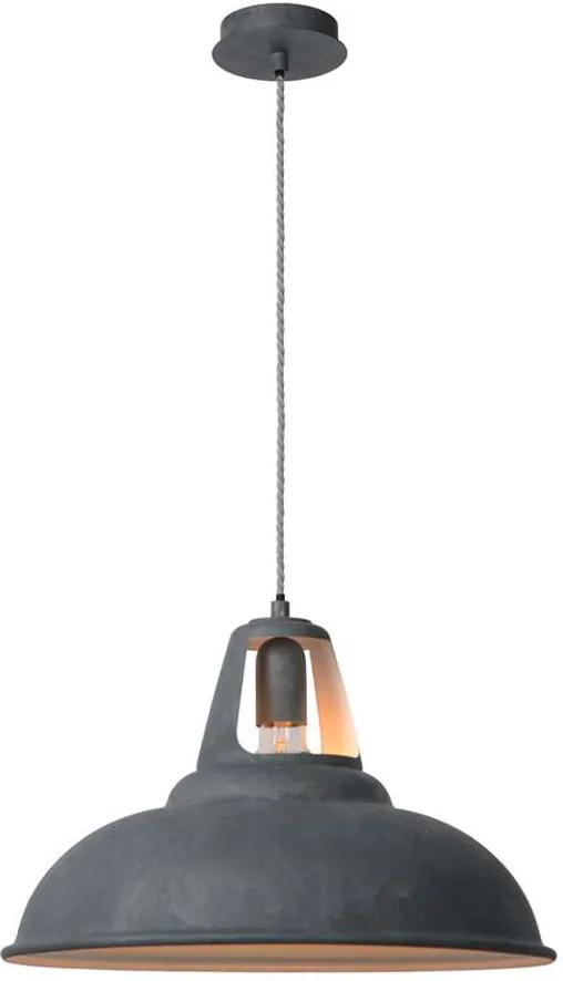 Lucide hanglamp Markit - 45 cm - zink - Leen Bakker