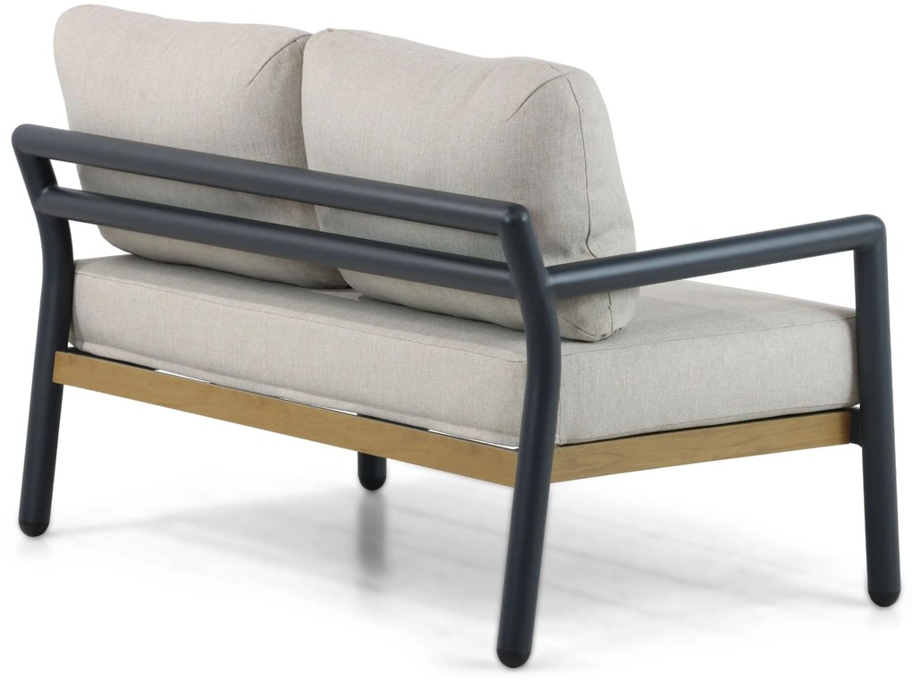 Hoek loungeset 5 personen Aluminium Grijs Santika Furniture Santika