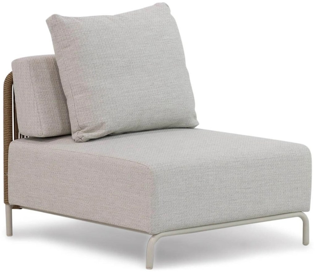 Hoek loungeset 6 personen Aluminium/rope Taupe Coco Colorado