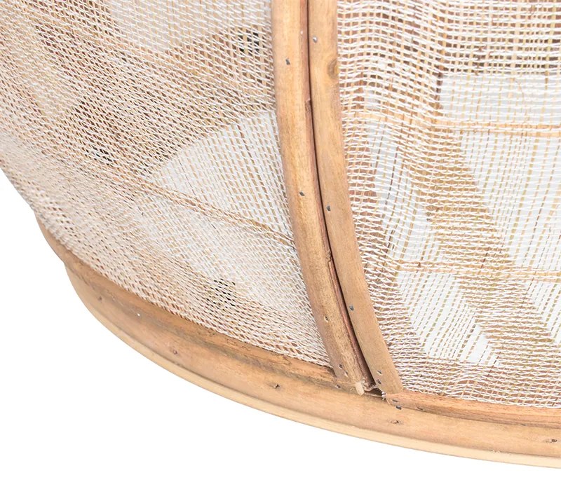 Smart hanglamp bruin 50cm incl. Wifi G95 - Pascal