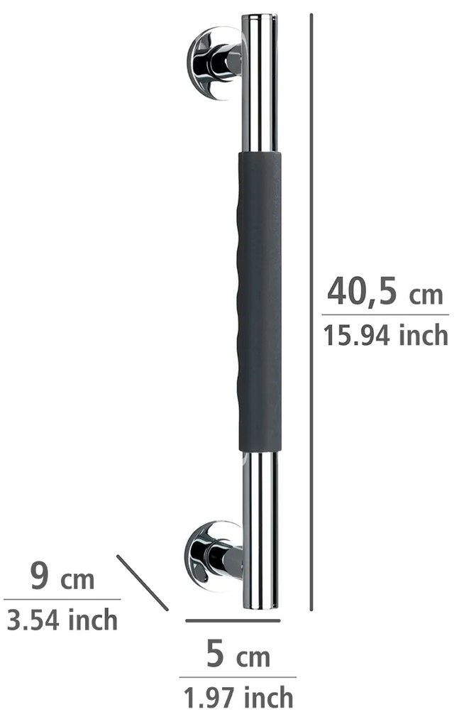 Wenko Secura veiligheidsgreep 40.5 RVS