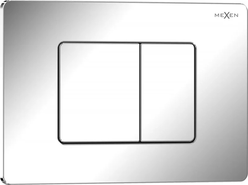 Mexen Tex 05 spoelknop roestvrij staal, glanzend chroom - 6105-03