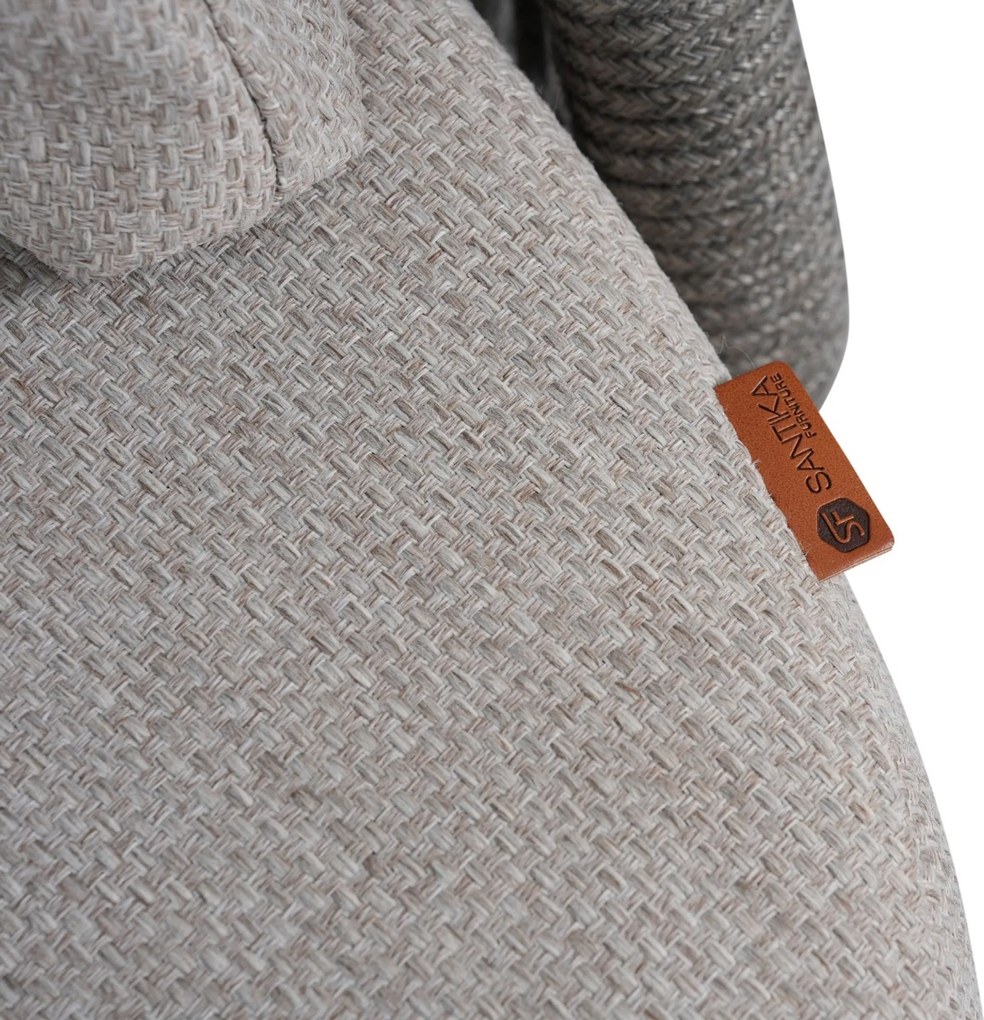 Loungeset tuin 5 personen Rope Zand/Beige  Santika Furniture Santika