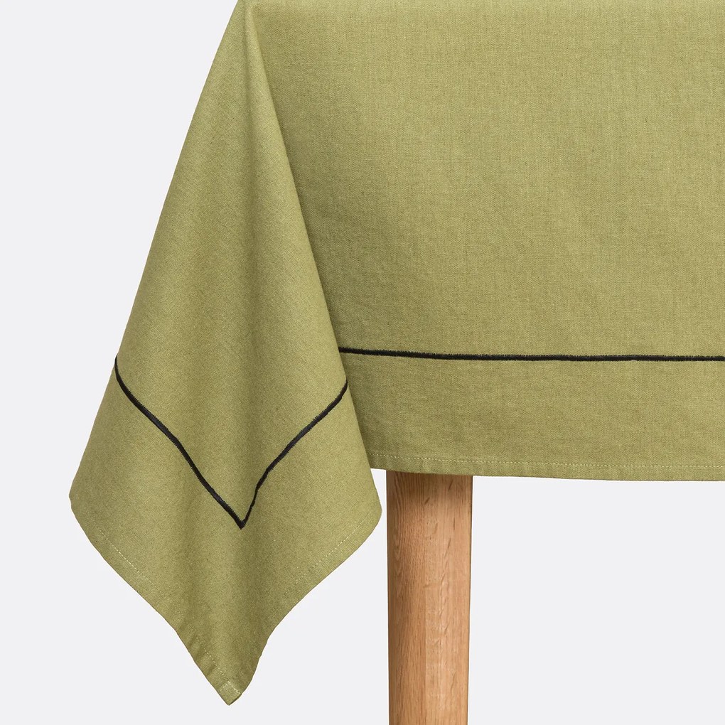 Tafelkleed in gewassen linnen/katoen Métis Bourdon