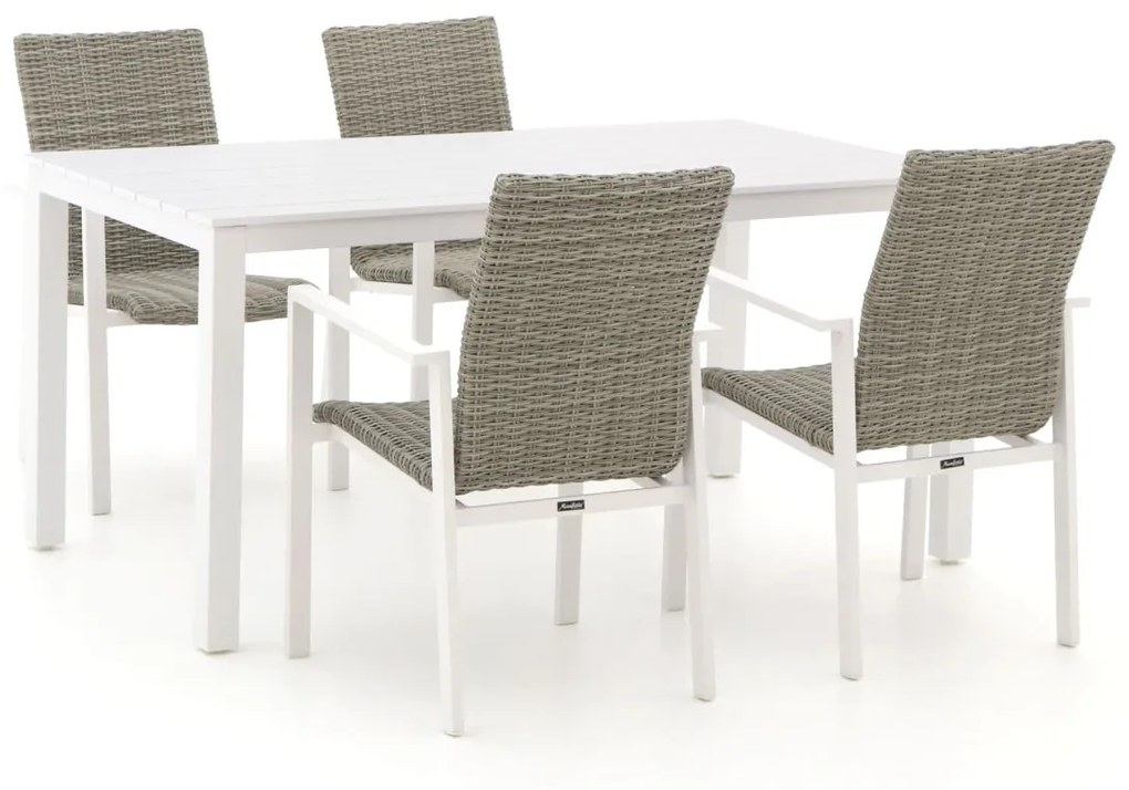 Manifesto Villongo/Menzano 160cm dining tuinset 5-delig stapelbaar