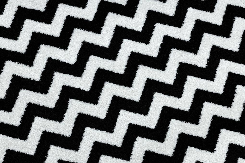 Tapijt SKETCH - F561 room/zwart - Zigzag