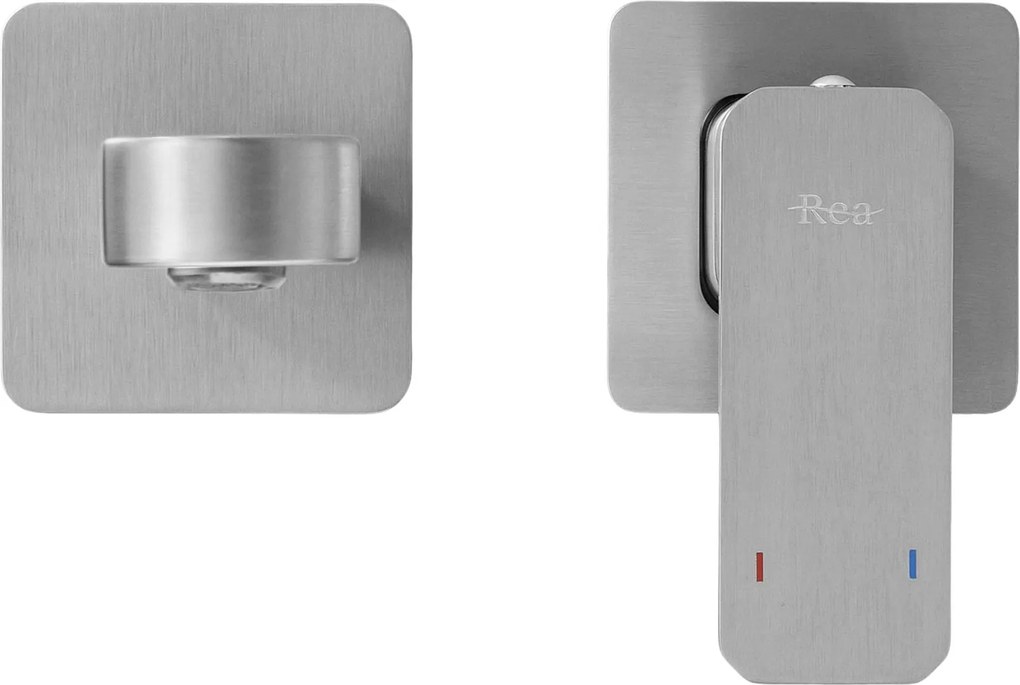 Inbouw wastafelkraan REA Arlo Brush Nickel