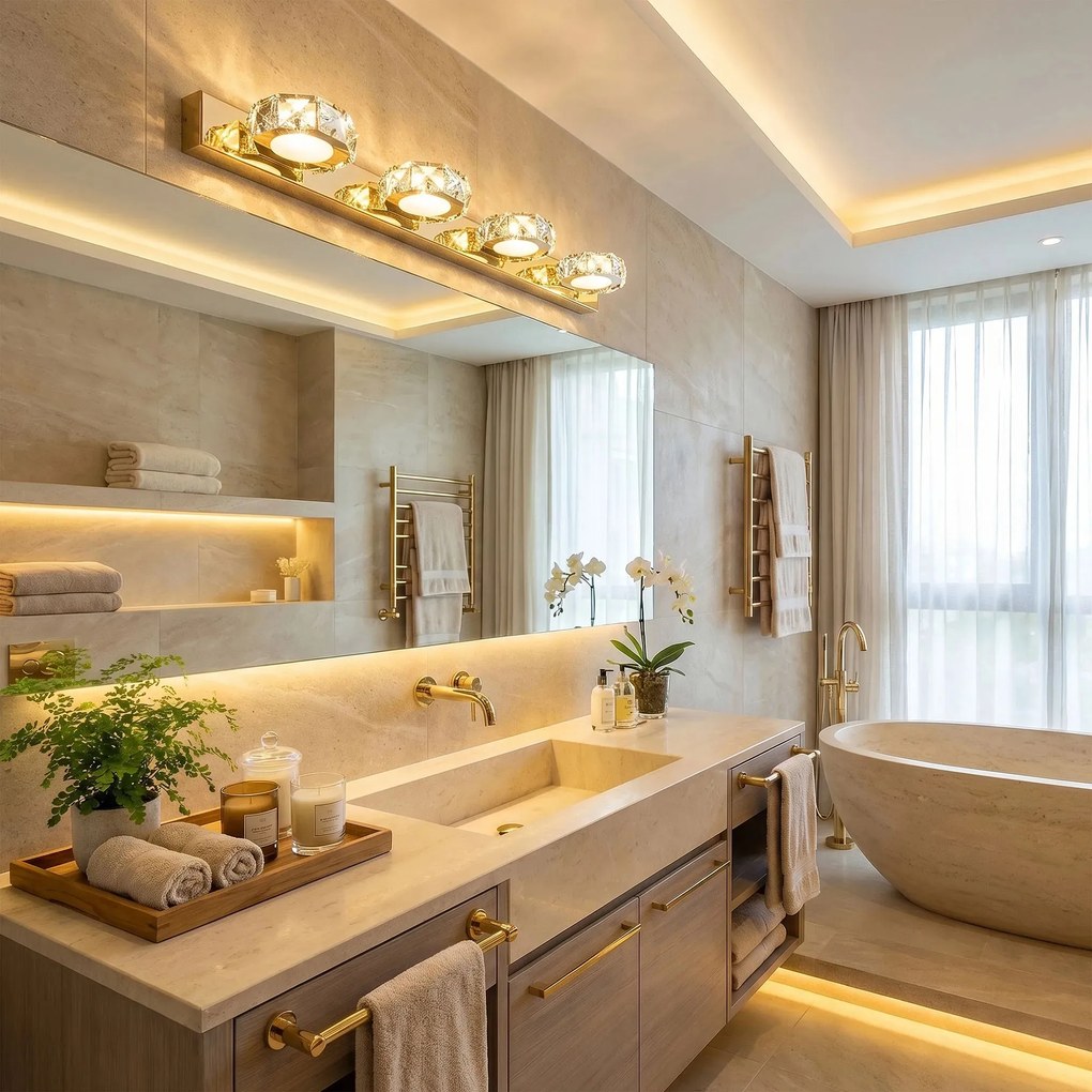 Wandlamp LED APP1941-4W GOLD