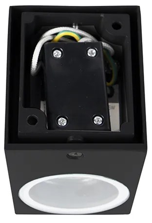 Set van 2 moderne wandlampen zwart IP44 - Baleno