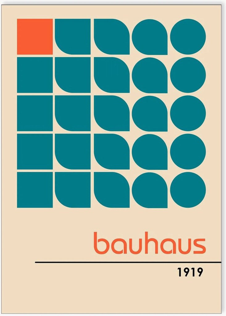 Poster Bauhaus 1919