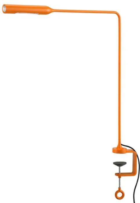 Lumina Flo clamp bureaulamp oranje