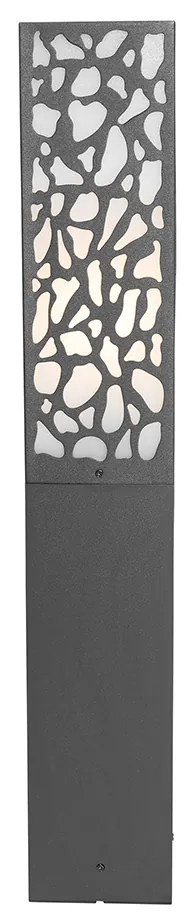 Modern buiten paaltje zwart 60 cm IP44 - Nicole