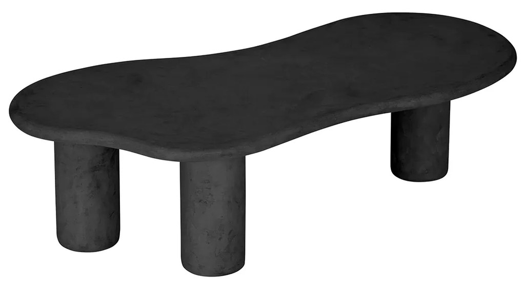 DTP Home Scala Curva Salontafel Organisch Donkergrijs - 130 X 69cm.