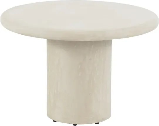 4 Seasons Outdoor Hampton mortex loungetafel met rond blad Ø 60 cm Loungetafel beige weerbestendig