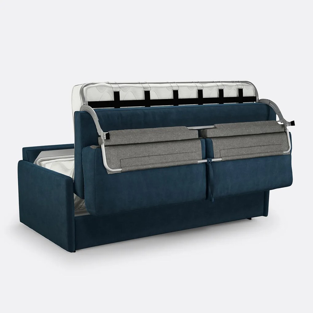 Slaapbank van fluweel, 2-, 3- of 4-zits, Bultex® comfort, MARTA